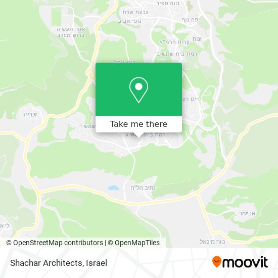 Shachar Architects map