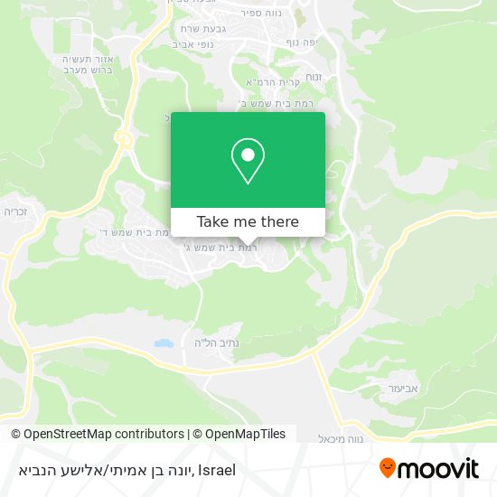 יונה בן אמיתי/אלישע הנביא map