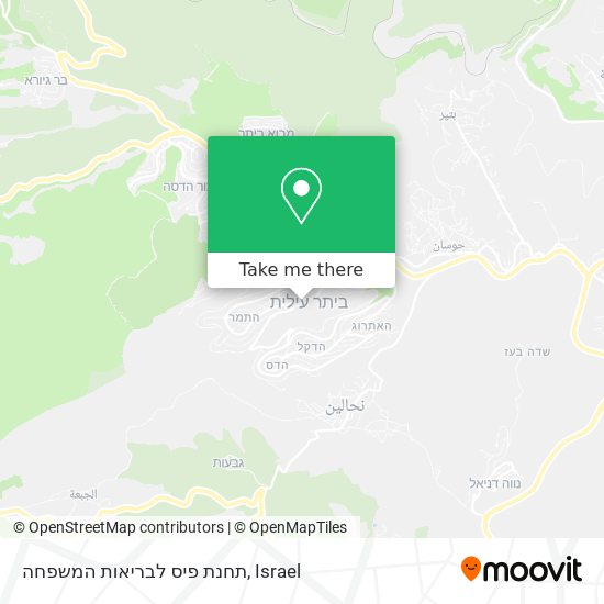 תחנת פיס לבריאות המשפחה map