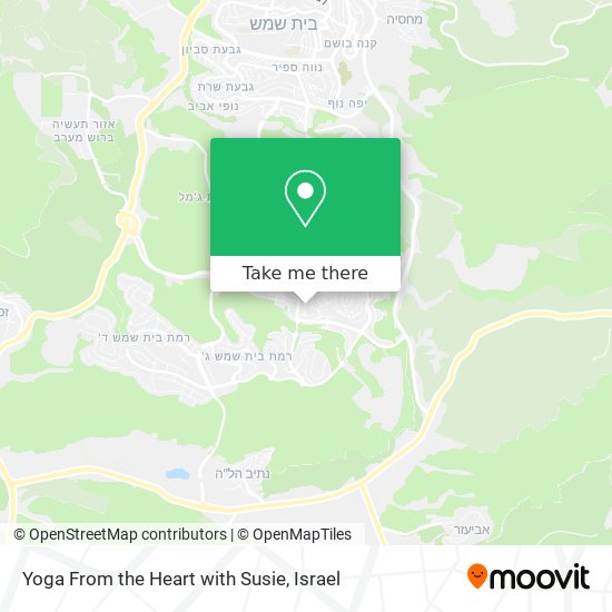 Yoga From the Heart with Susie map