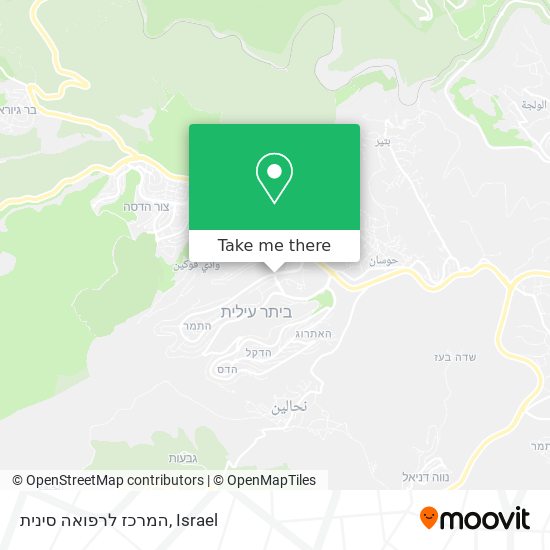 המרכז לרפואה סינית map