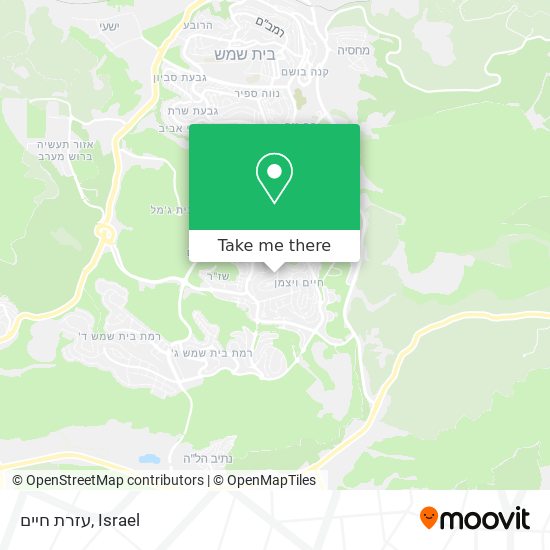 עזרת חיים map