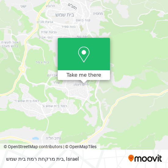 Карта בית מרקחת רמת בית שמש