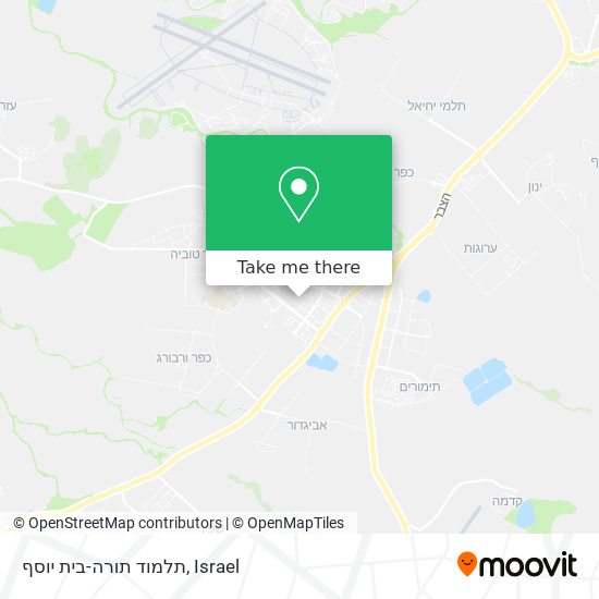 תלמוד תורה-בית יוסף map