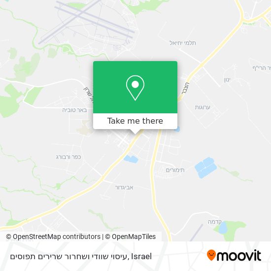 עיסוי שוודי ושחרור שרירים תפוסים map