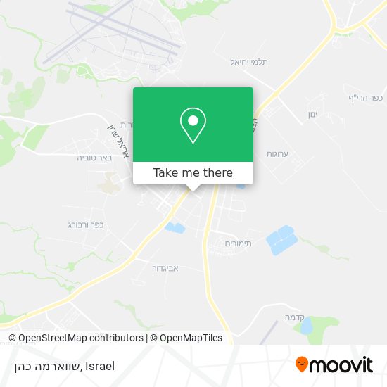 שווארמה כהן map