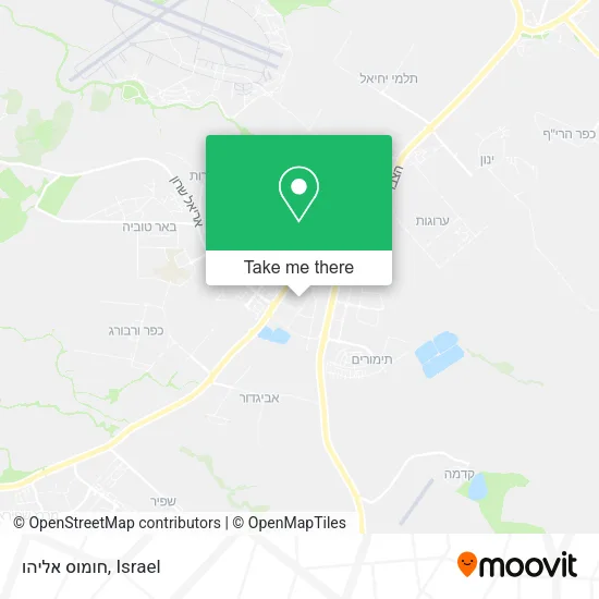 Карта חומוס אליהו
