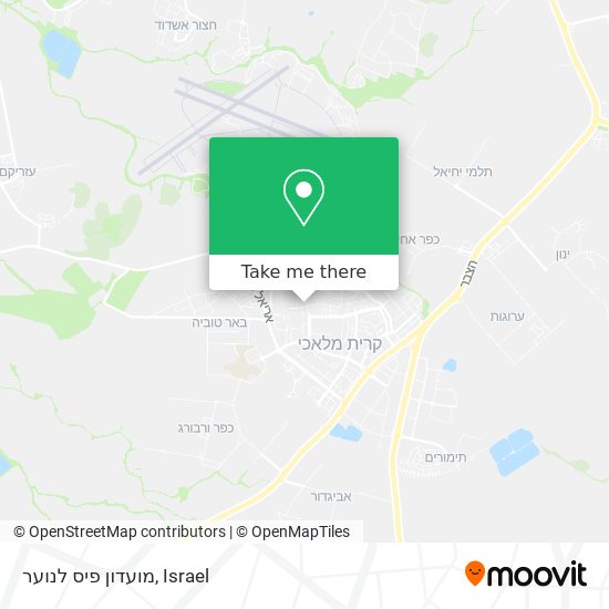 מועדון פיס לנוער map