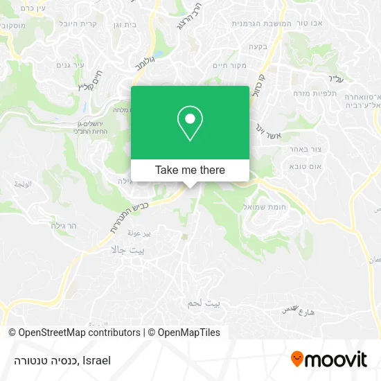 Карта כנסיה טנטורה