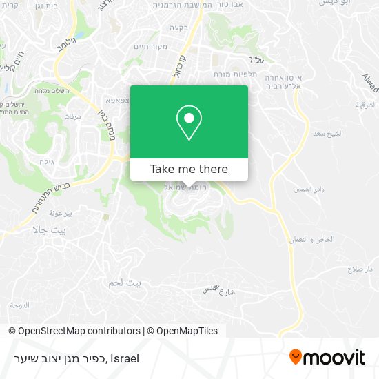 כפיר מגן יצוב שיער map