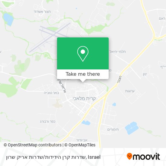 שדרות קרן הידידות / שדרות אריק שרון map