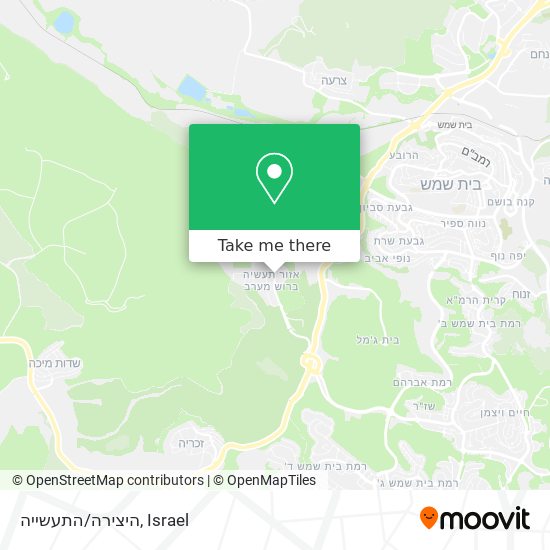 היצירה/התעשייה map