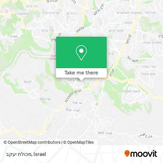 מכולת יעקב map