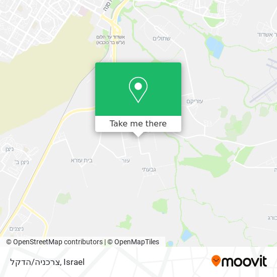 צרכניה/הדקל map