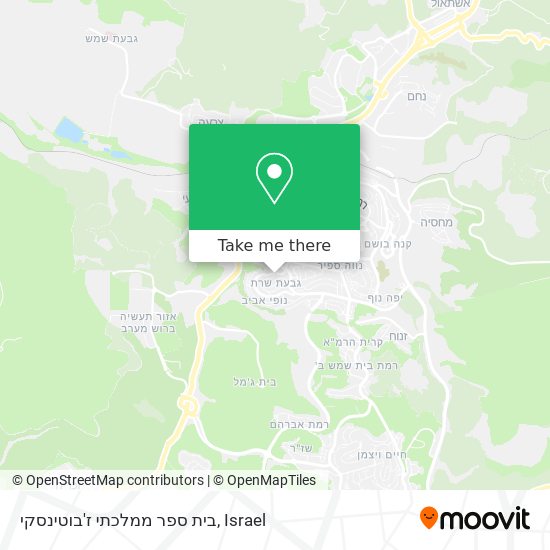 בית ספר ממלכתי ז'בוטינסקי map