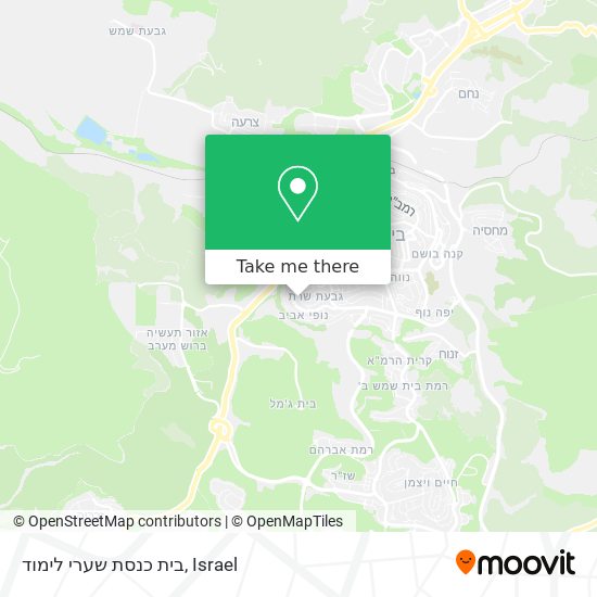 בית כנסת שערי לימוד map