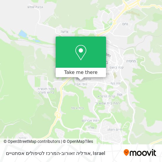 אודליה זאורוב-המרכז לטיפולים אסתטיים map