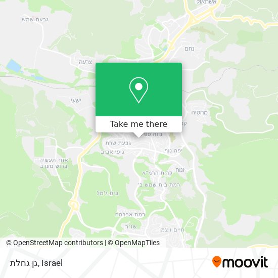 גן גחלת map