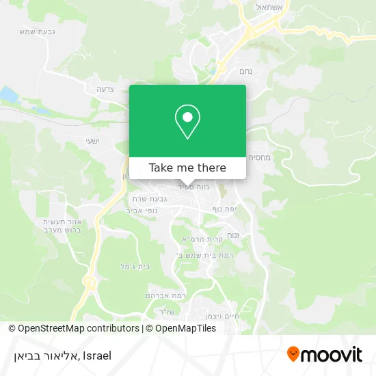 Карта אליאור בביאן