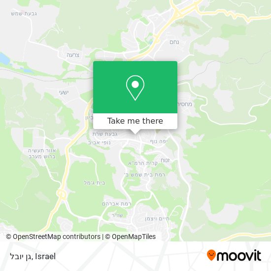 גן יובל map