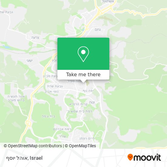 Карта אוהל יוסף