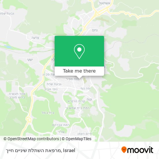 מרפאת השתלת שיניים חייך map