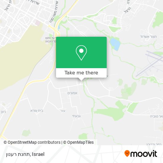 תחנת רענון map