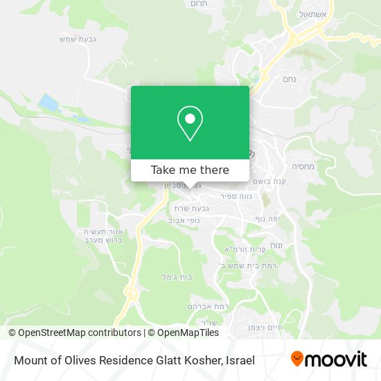 Mount of Olives Residence Glatt Kosher map