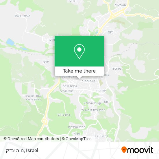 נווה צדק map