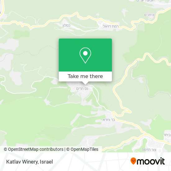 Katlav Winery map