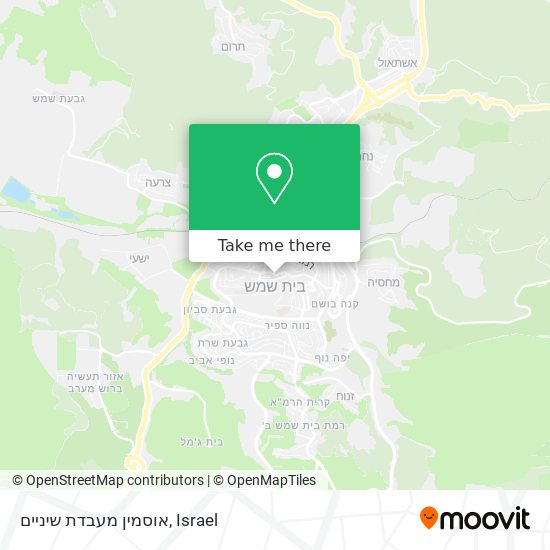 אוסמין מעבדת שיניים map