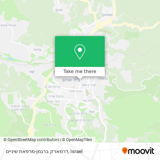 דרמארק ברגמן-מרפאת שיניים map