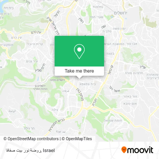 Карта روضة نور بيت صفافا