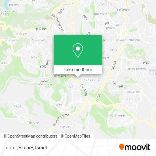 Карта אורט פלך בנים