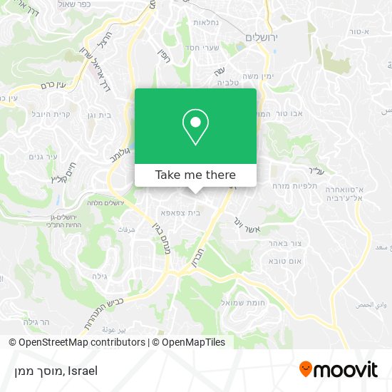 מוסך ממן map