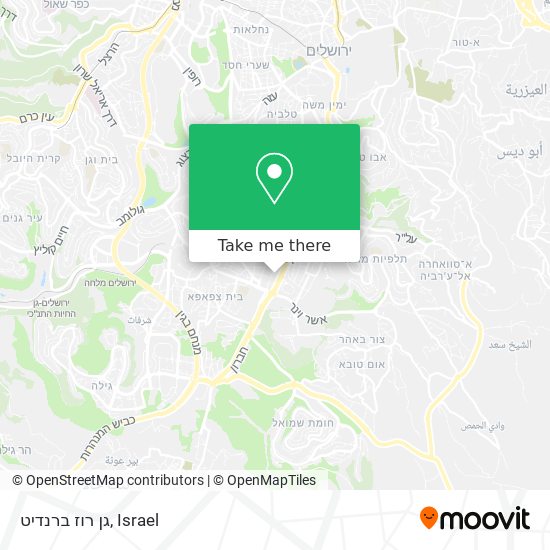 גן רוז ברנדיט map