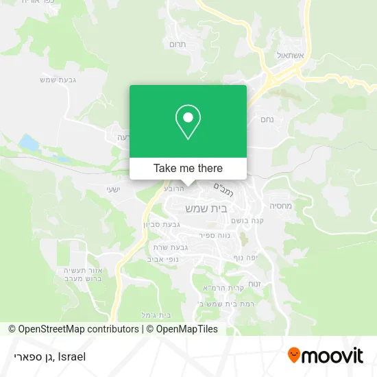 Карта גן ספארי