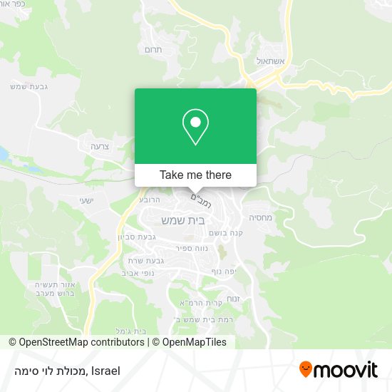 מכולת לוי סימה map