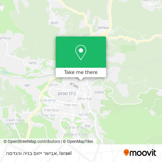אבישר ייזום בניה והנדסה map