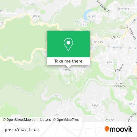 הארז/הרימון map