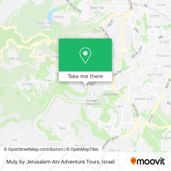 Muly, by Jerusalem Atv Adventure Tours map