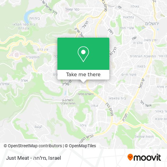 Just Meat - מלחה map