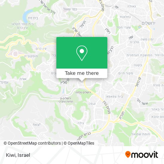Карта Kiwi