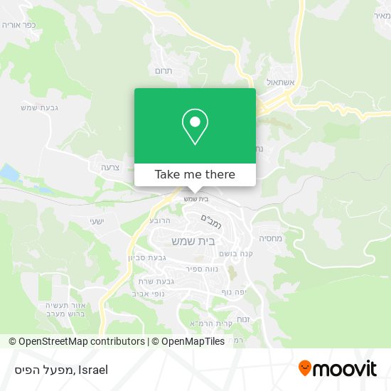 מפעל הפיס map