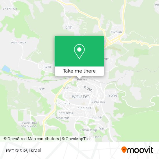 אופיס דיפו map