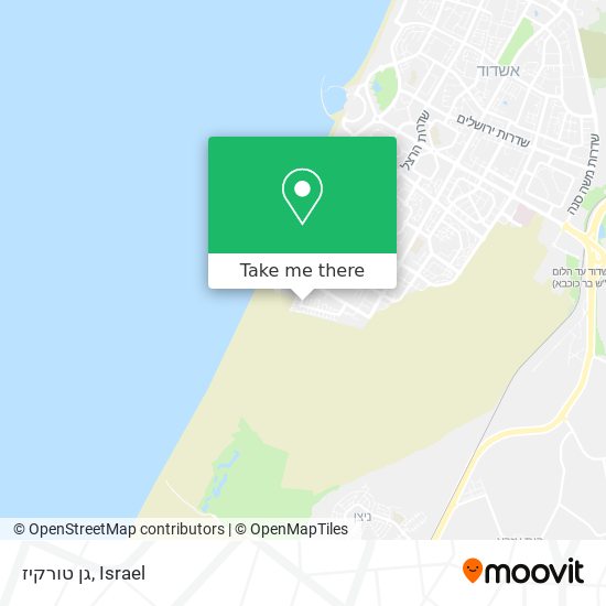 גן טורקיז map