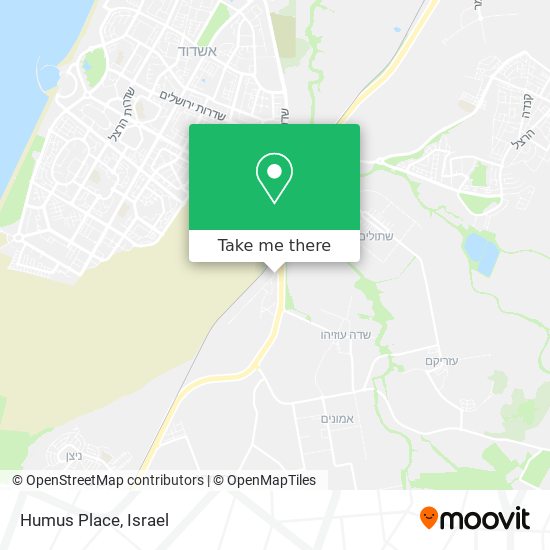 Humus Place map