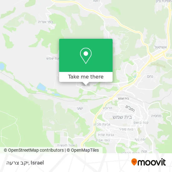 Карта יקב צרעה