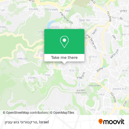 טרקטורוני גוש עציון map