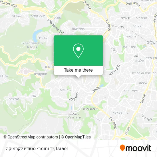 Карта יד וחומר- סטודיו לקרמיקה